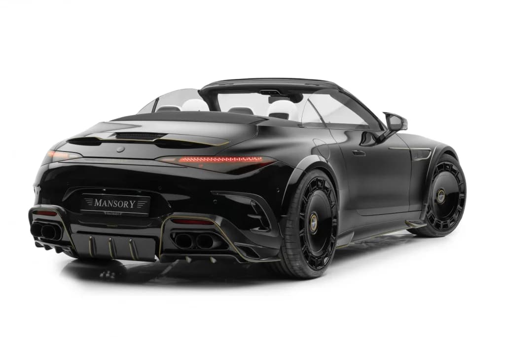 Widebody for Mercedes SL (R 232) Black detail 3
