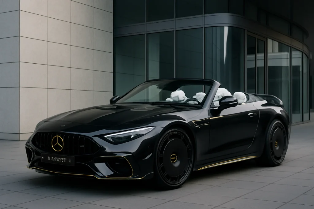 Mercedes-Benz with Custom Wide Body Kit